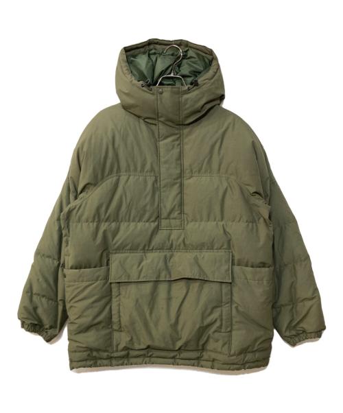 Snow peak（スノーピーク）Snow peak (スノーピーク) ダウンアノラックパーカー グリーン サイズ:Lの古着・服飾アイテム