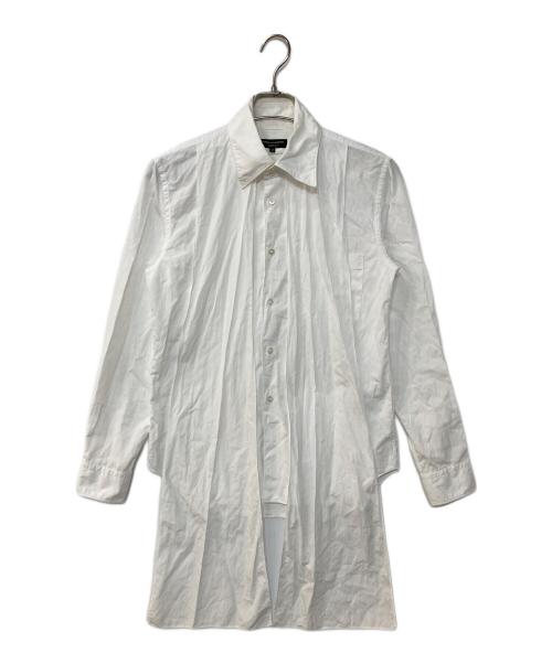COMME des GARCONS HOMME PLUS（コムデギャルソンオムプリュス）COMME des GARCONS HOMME PLUS (コムデギャルソンオムプリュス) ボウタイシャツ ホワイト サイズ:XSの古着・服飾アイテム
