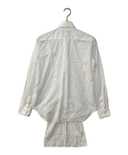 COMME des GARCONS HOMME PLUS（コムデギャルソンオムプリュス）COMME des GARCONS HOMME PLUS (コムデギャルソンオムプリュス) ボウタイシャツ ホワイト サイズ:XSの古着・服飾アイテム