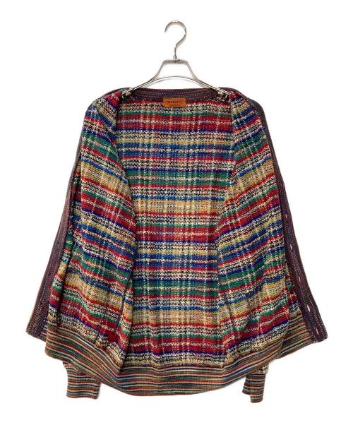 missoni（ミッソーニ）MISSONI (ミッソーニ) ニットカーディガン マルチカラー サイズ:50の古着・服飾アイテム
