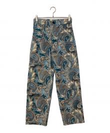 ETRO（エトロ）の古着「Paisley Print Pants」｜グリーン