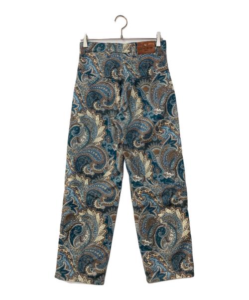 ETRO（エトロ）ETRO (エトロ) Paisley Print Pants グリーン サイズ:38の古着・服飾アイテム