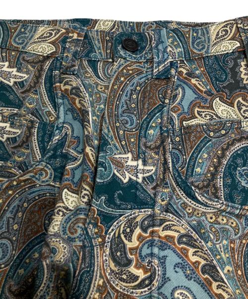 ETRO（エトロ）ETRO (エトロ) Paisley Print Pants グリーン サイズ:38の古着・服飾アイテム