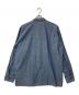 BEAMS PLUS (ビームスプラス) シャンブレー ミリタリー オープンカラーシャツ ブルー サイズ:XL：5000円
