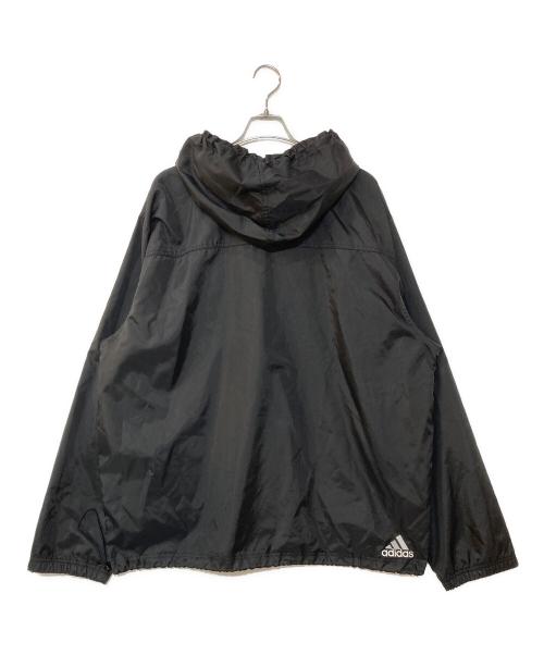 adidas（アディダス）adidas (アディダス) アノラックパーカー ブラック サイズ:2XLの古着・服飾アイテム