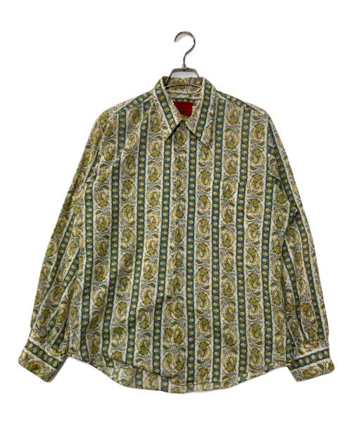 Sears（シアーズ）Sears (シアーズ) 総柄オープンカラーシャツ グリーン サイズ:Lの古着・服飾アイテム