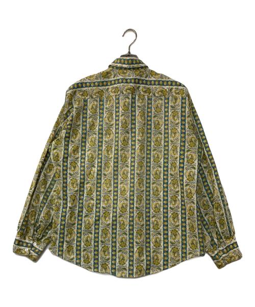 Sears（シアーズ）Sears (シアーズ) 総柄オープンカラーシャツ グリーン サイズ:Lの古着・服飾アイテム
