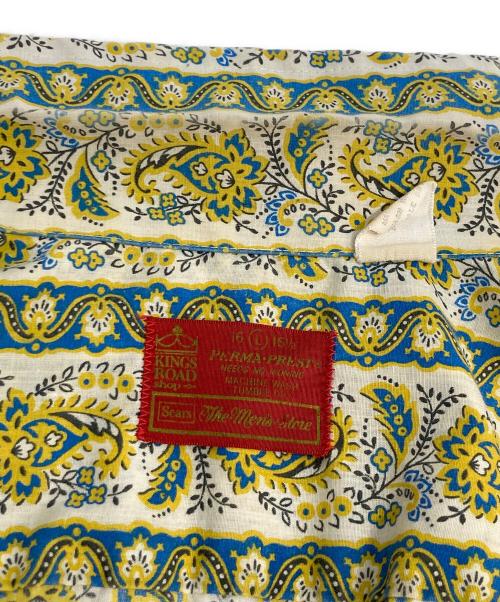 Sears（シアーズ）Sears (シアーズ) 総柄オープンカラーシャツ グリーン サイズ:Lの古着・服飾アイテム