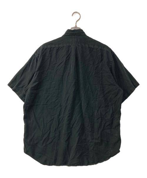 RALPH LAUREN（ラルフローレン）RALPH LAUREN (ラルフローレン) BLAKE コットンシルクシャツ ブラック サイズ:XLの古着・服飾アイテム