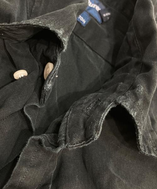 RALPH LAUREN（ラルフローレン）RALPH LAUREN (ラルフローレン) BLAKE コットンシルクシャツ ブラック サイズ:XLの古着・服飾アイテム