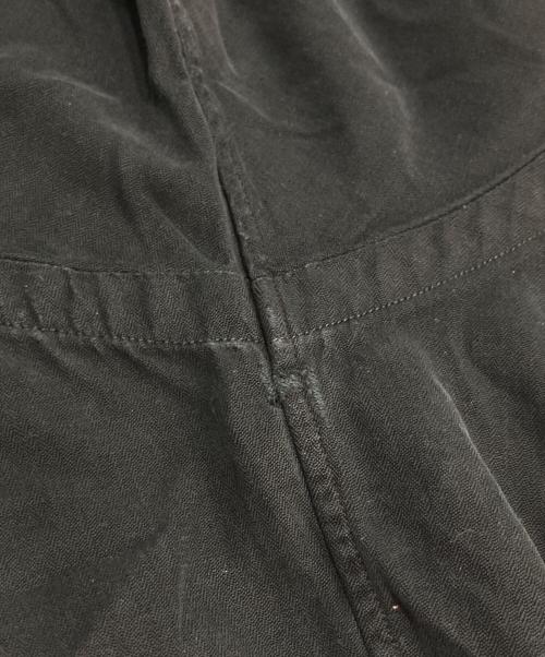 RALPH LAUREN（ラルフローレン）RALPH LAUREN (ラルフローレン) BLAKE コットンシルクシャツ ブラック サイズ:XLの古着・服飾アイテム