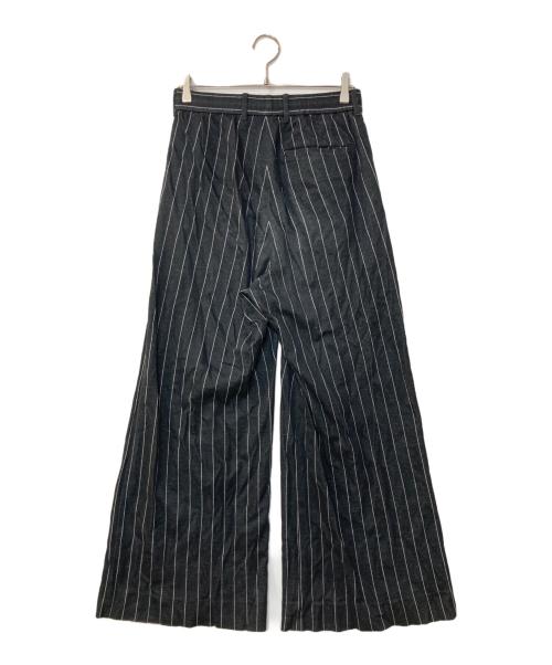 masu（エムエーエスユー）masu (エムエーエスユー) CLASSIC EASY TROUSERS ブラック サイズ:46の古着・服飾アイテム