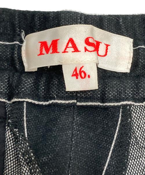 masu（エムエーエスユー）masu (エムエーエスユー) CLASSIC EASY TROUSERS ブラック サイズ:46の古着・服飾アイテム