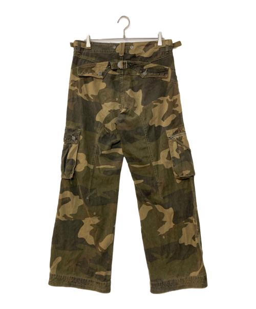 Jaded London（ジェイデッドロンドン）Jaded London (ジェイデッドロンドン) Camo Trooper Cargo Pants カモフラパンツ カーキ サイズ:32の古着・服飾アイテム