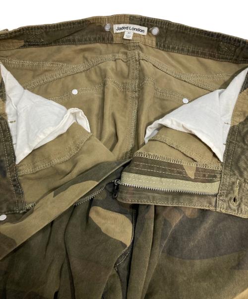 Jaded London（ジェイデッドロンドン）Jaded London (ジェイデッドロンドン) Camo Trooper Cargo Pants カモフラパンツ カーキ サイズ:32の古着・服飾アイテム