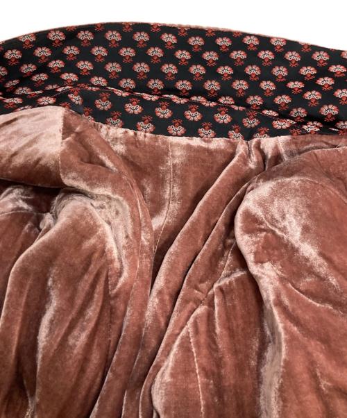 ETRO（エトロ）ETRO (エトロ) ペイズリー裏地ベロアコート ブラウン サイズ:38の古着・服飾アイテム