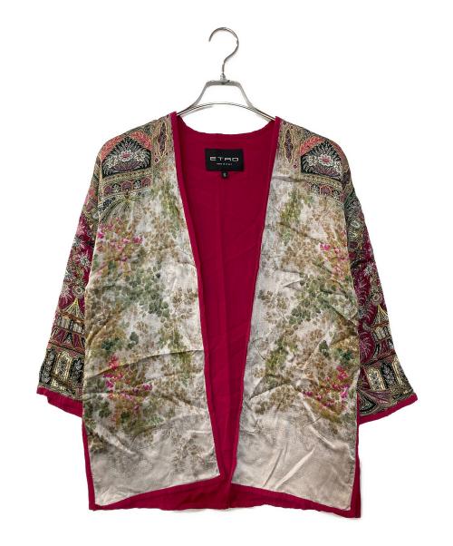 ETRO（エトロ）ETRO (エトロ) ペイズリー柄カーディガン ベージュ サイズ:Sの古着・服飾アイテム