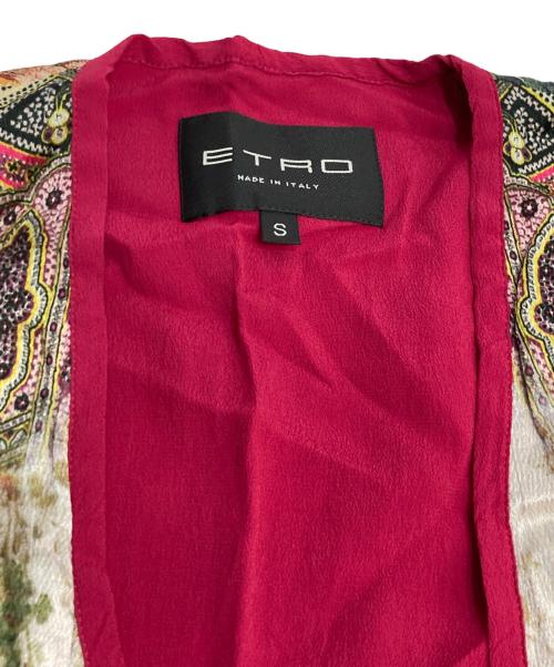 ETRO（エトロ）ETRO (エトロ) ペイズリー柄カーディガン ベージュ サイズ:Sの古着・服飾アイテム