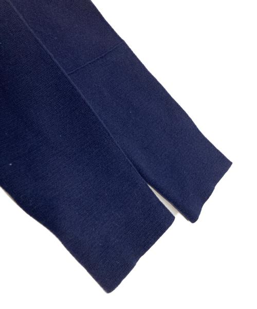 BALENCIAGA（バレンシアガ）BALENCIAGA (バレンシアガ) 紺Vネックニットワンピース ネイビー サイズ:36の古着・服飾アイテム