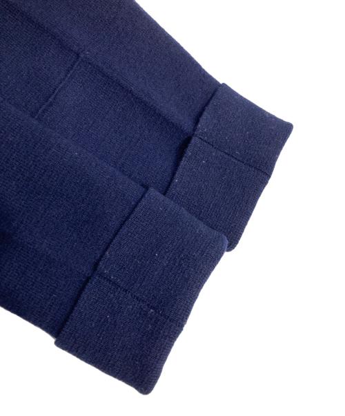 BALENCIAGA（バレンシアガ）BALENCIAGA (バレンシアガ) 紺Vネックニットワンピース ネイビー サイズ:36の古着・服飾アイテム