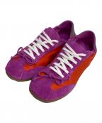 ABRAアブラ）の古着「Suede Accents Ballerina Sneakers」｜レッド×パープル