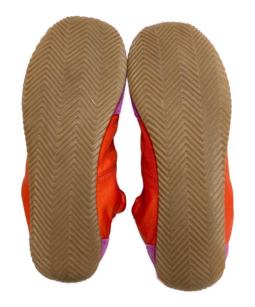 ABRA（アブラ）ABRA (アブラ) Suede Accents Ballerina Sneakers レッド×パープル サイズ:38の古着・服飾アイテム