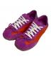 ABRA（アブラ）の古着「Suede Accents Ballerina Sneakers」｜レッド×パープル