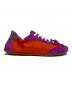 ABRA (アブラ) Suede Accents Ballerina Sneakers レッド×パープル サイズ:38：20000円