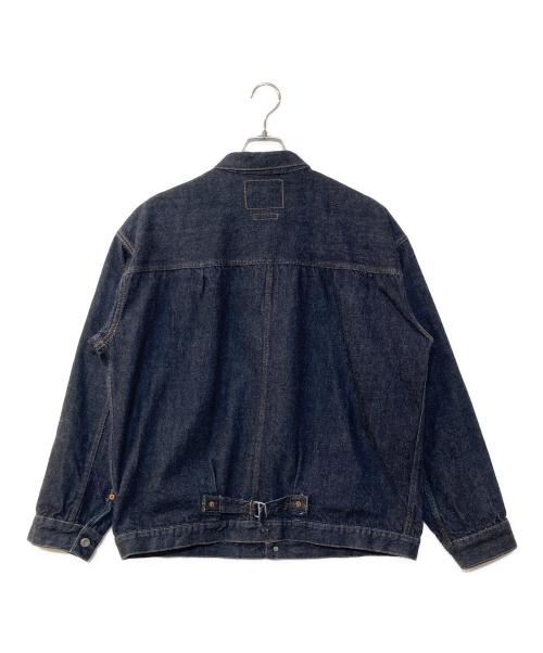 INTERIM（インテリム）INTERIM WASH HEAVY KIBATA SHUTTLE HYPER BIG WWII 1ST DENIM JACKET ウォッシュ ヘビー キバタ シャトル ハイパービッグ WWII ファースト デニムジャケット サイズ:4の古着・服飾アイテム