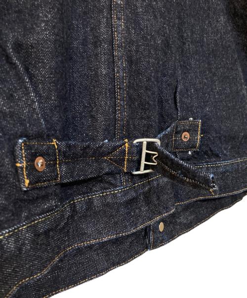 INTERIM（インテリム）INTERIM WASH HEAVY KIBATA SHUTTLE HYPER BIG WWII 1ST DENIM JACKET ウォッシュ ヘビー キバタ シャトル ハイパービッグ WWII ファースト デニムジャケット サイズ:4の古着・服飾アイテム