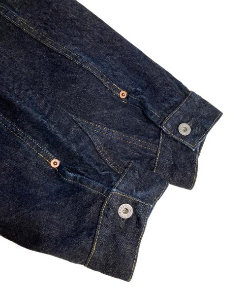 INTERIM（インテリム）INTERIM WASH HEAVY KIBATA SHUTTLE HYPER BIG WWII 1ST DENIM JACKET ウォッシュ ヘビー キバタ シャトル ハイパービッグ WWII ファースト デニムジャケット サイズ:4の古着・服飾アイテム