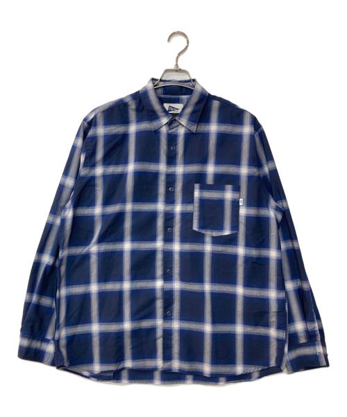 Pilgrim Surf+Supply（ピルグリム サーフサプライ）Pilgrim Surf+Supply (ピルグリム サーフサプライ) BLUE LUG (ブルーラグ) MAX VENTILATION SHIRT ブルー サイズ:Mの古着・服飾アイテム