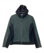Patagoniaパタゴニア）の古着「フリースジップフーディー」｜グリーン×ブラック