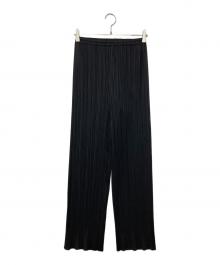 PLEATS PLEASE（プリーツプリーズ）の古着「プリーツパンツ」｜ブラック