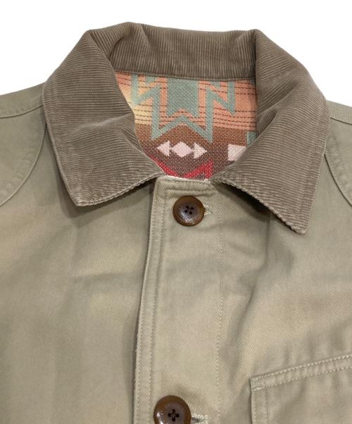 RALPH LAUREN（ラルフローレン）RALPH LAUREN (ラルフローレン) リバーシブルハンティングジャケット ベージュ サイズ:11の古着・服飾アイテム
