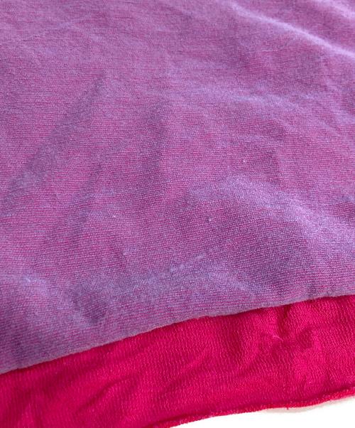A・POC（エーポック）A・POC (エーポック) バイカラーコットンニット ピンク×パープル サイズ:2の古着・服飾アイテム