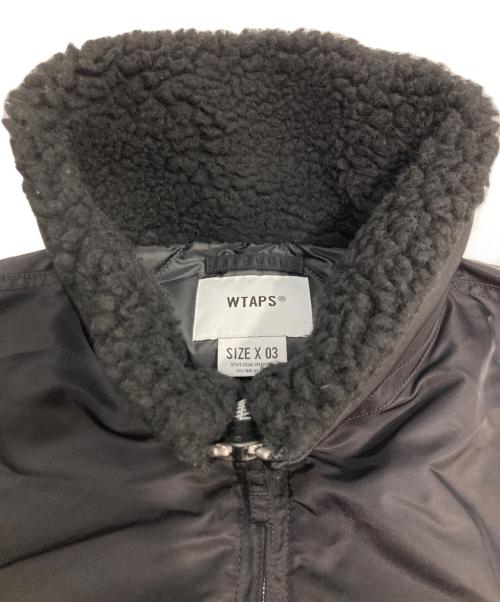 WTAPS（ダブルタップス）WTAPS (ダブルタップス) ボンバージャケット/ES / JACKET / NYLON. SATIN. CORDURA(R) / BLACK ブラック サイズ:03の古着・服飾アイテム