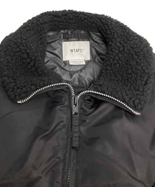 WTAPS（ダブルタップス）WTAPS (ダブルタップス) ボンバージャケット/ES / JACKET / NYLON. SATIN. CORDURA(R) / BLACK ブラック サイズ:03の古着・服飾アイテム