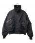 WTAPS（ダブルタップス）の古着「ボンバージャケット/ES / JACKET / NYLON. SATIN. CORDURA(R) / BLACK」｜ブラック