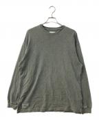 WTAPSダブルタップス）の古着「プレーティング天竺 顔料染めカットソー/SIGN-OD / LS / COTTON」｜グリーン