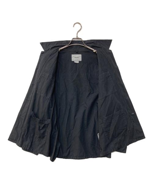 WTAPS（ダブルタップス）WTAPS (ダブルタップス) リップストップコットン ミリタリーシャツジャケット/JMOD 02 / LS / COTTON. RIPSTOP ブラック サイズ:02の古着・服飾アイテム