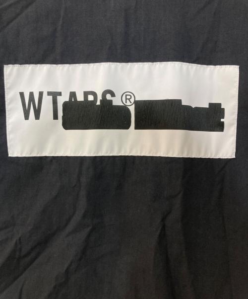 WTAPS（ダブルタップス）WTAPS (ダブルタップス) リップストップコットン ミリタリーシャツジャケット/JMOD 02 / LS / COTTON. RIPSTOP ブラック サイズ:02の古着・服飾アイテム
