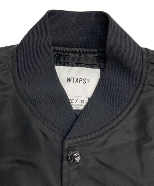 WTAPS（ダブルタップス）WTAPS (ダブルタップス) ナイロンツイル チームジャケット/TEAM / JACKET / NYLON. TWILL ブラック サイズ:02の古着・服飾アイテム
