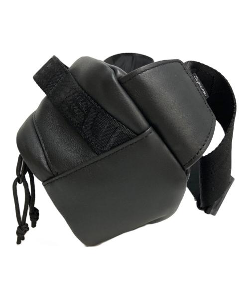 SUPREME（シュプリーム）SUPREME (シュプリーム) Leather Waist Bag レザー ウエスト バッグ ブラックの古着・服飾アイテム