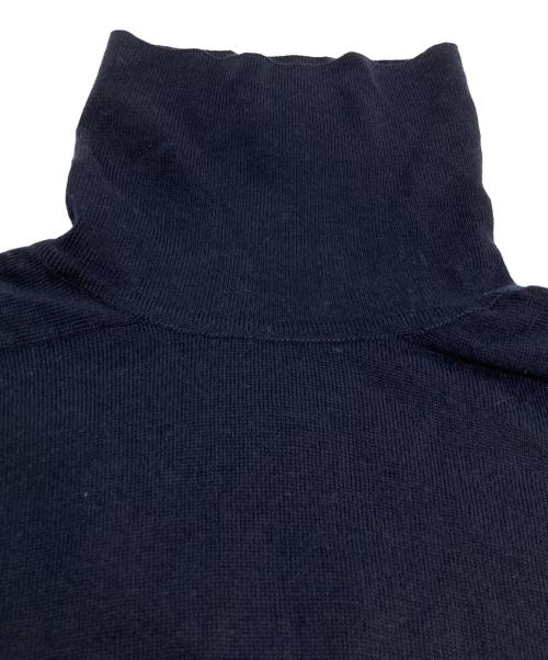 JOHN SMEDLEY（ジョンスメドレー）JOHN SMEDLEY (ジョンスメドレー) メリノウールタートルネックニット ネイビー サイズ:Mの古着・服飾アイテム