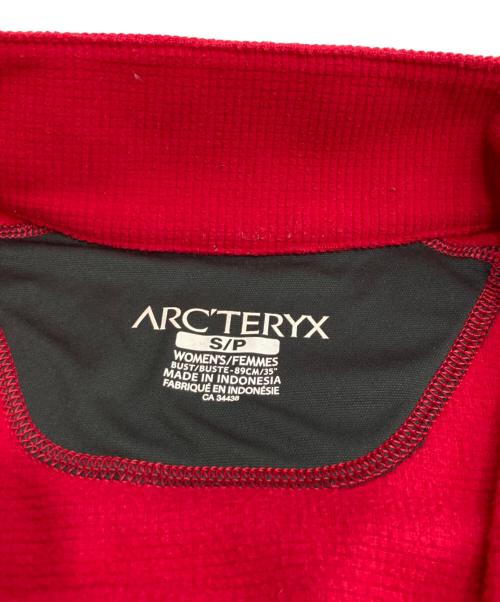 ARC'TERYX（アークテリクス）ARC'TERYX (アークテリクス) ハーフジッププルオーバーフリース/Delta LT Zip Neck Pullover レッド サイズ:Sの古着・服飾アイテム