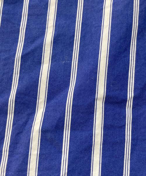 seesew（シーソー）seesew (シーソー) FAKE BLOCKING OVER SHIRT/フェイクブロッキングオーバーシャツ ブルー×オリーブ サイズ:Mの古着・服飾アイテム