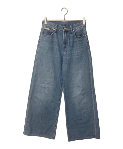 ck Calvin Klein（シーケーカルバンクライン）ck Calvin Klein (シーケーカルバンクライン) THE WIDE LEG WASHED SHORE インディゴ サイズ:26の古着・服飾アイテム