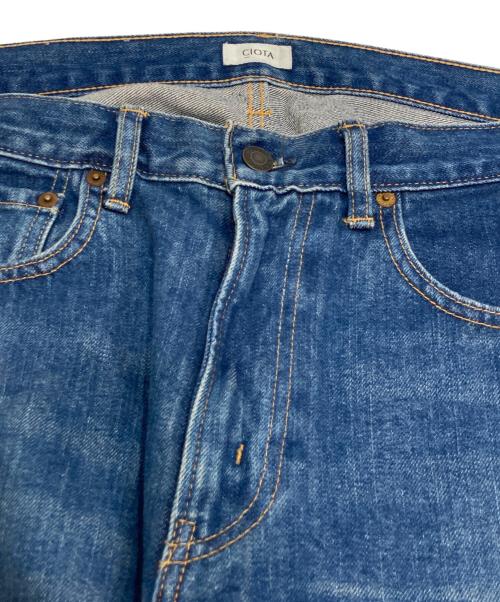 CIOTA（シオタ）CIOTA (シオタ) スビンコットン 13.5oz テーパードデニム ミディアムブルー サイズ:32の古着・服飾アイテム