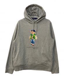 POLO RALPH LAUREN（ポロ・ラルフローレン）の古着「裏起毛ポロベアパーカー」｜グレー